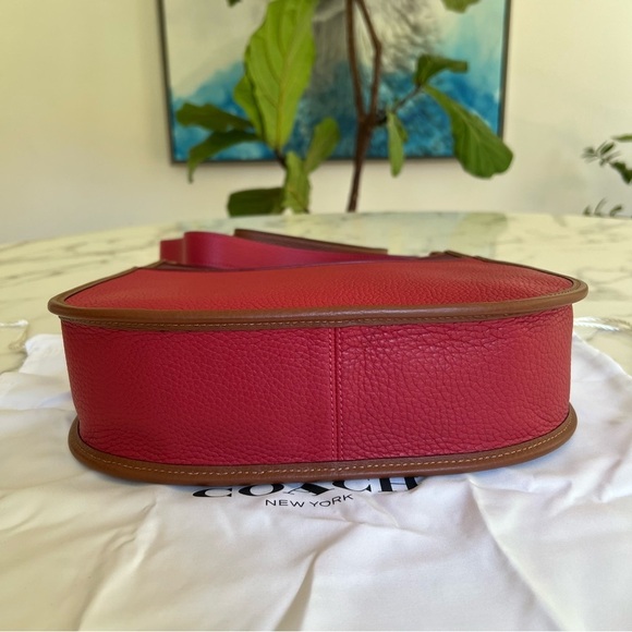 NWOT Coach 1941 Emery Crossbody Colorblock Red Apple Glovetanned Leather 688 - Picture 8 of 16